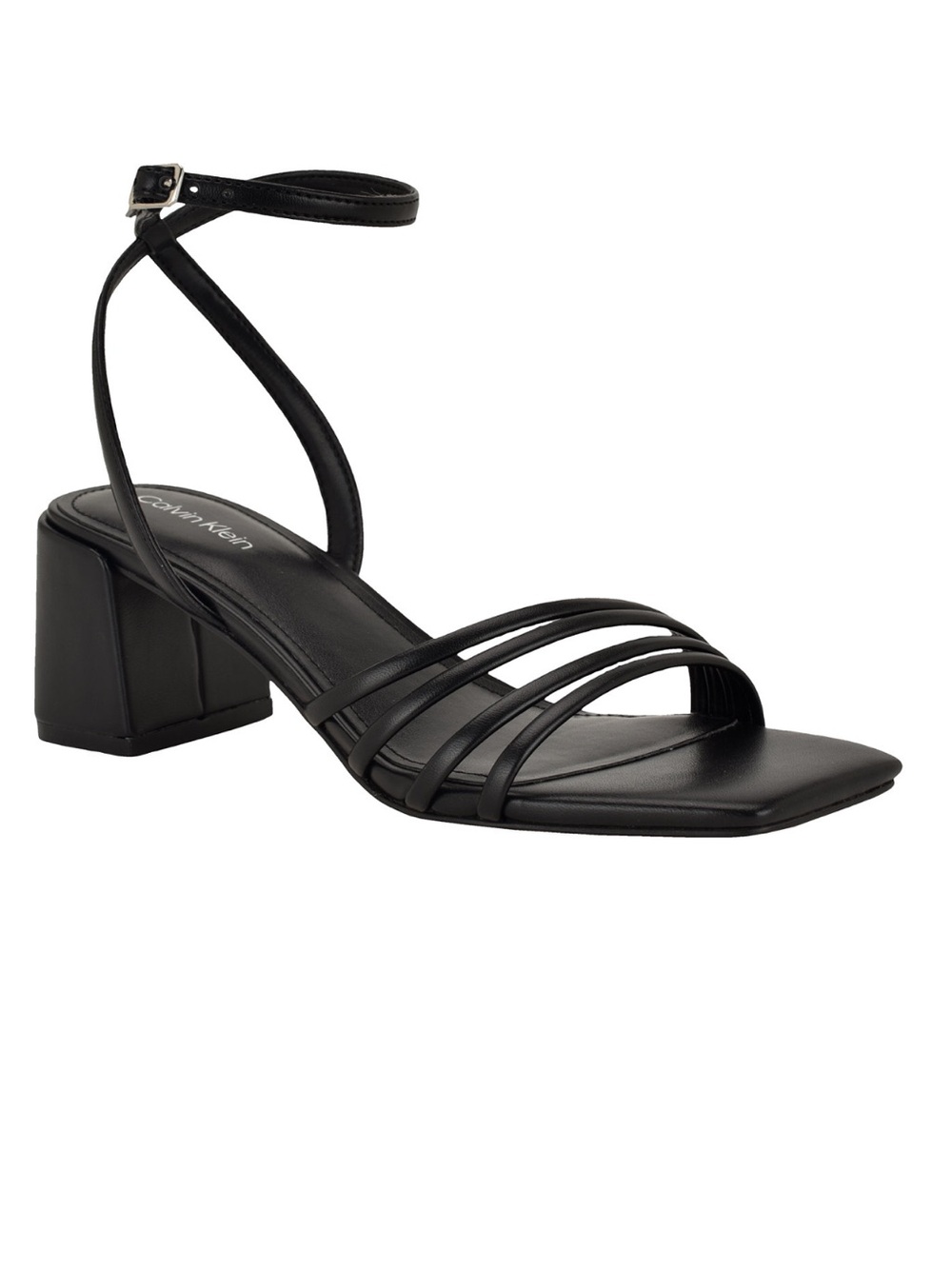 NWT! Calvin Klein Women's Pazey Strappy Block Heel Dress Sandals in black size 9 - Picture 7 of 11